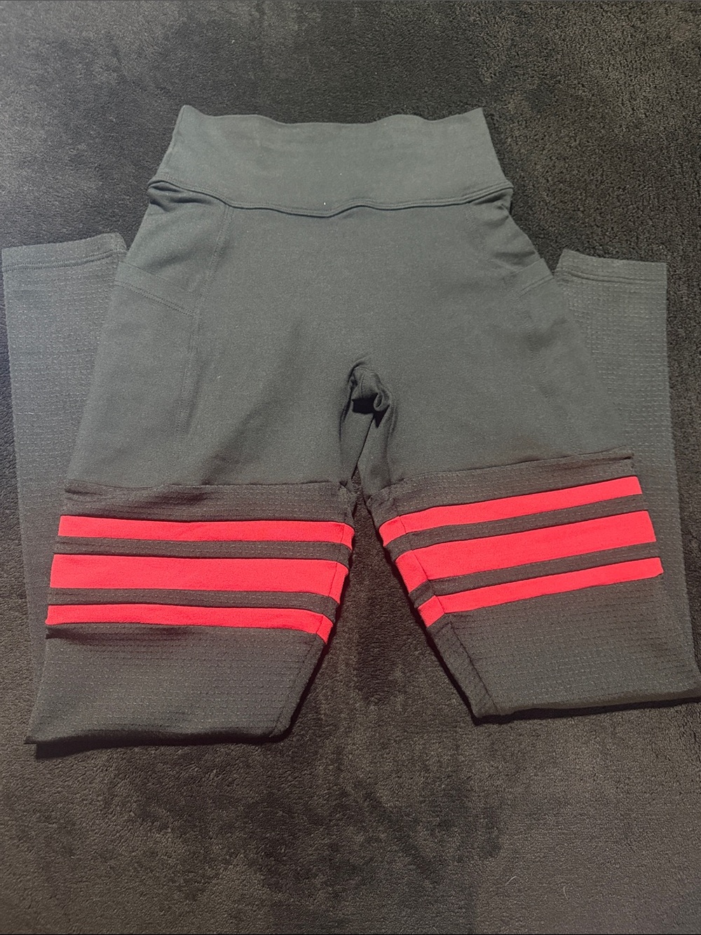 Bombshell sportswear thigh high scrunched back side pockets no front seam